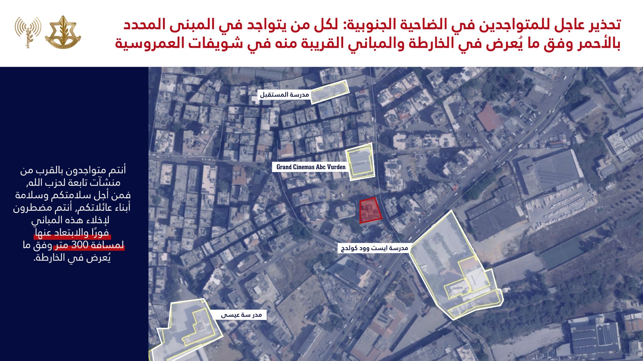 IDF forced displacement map