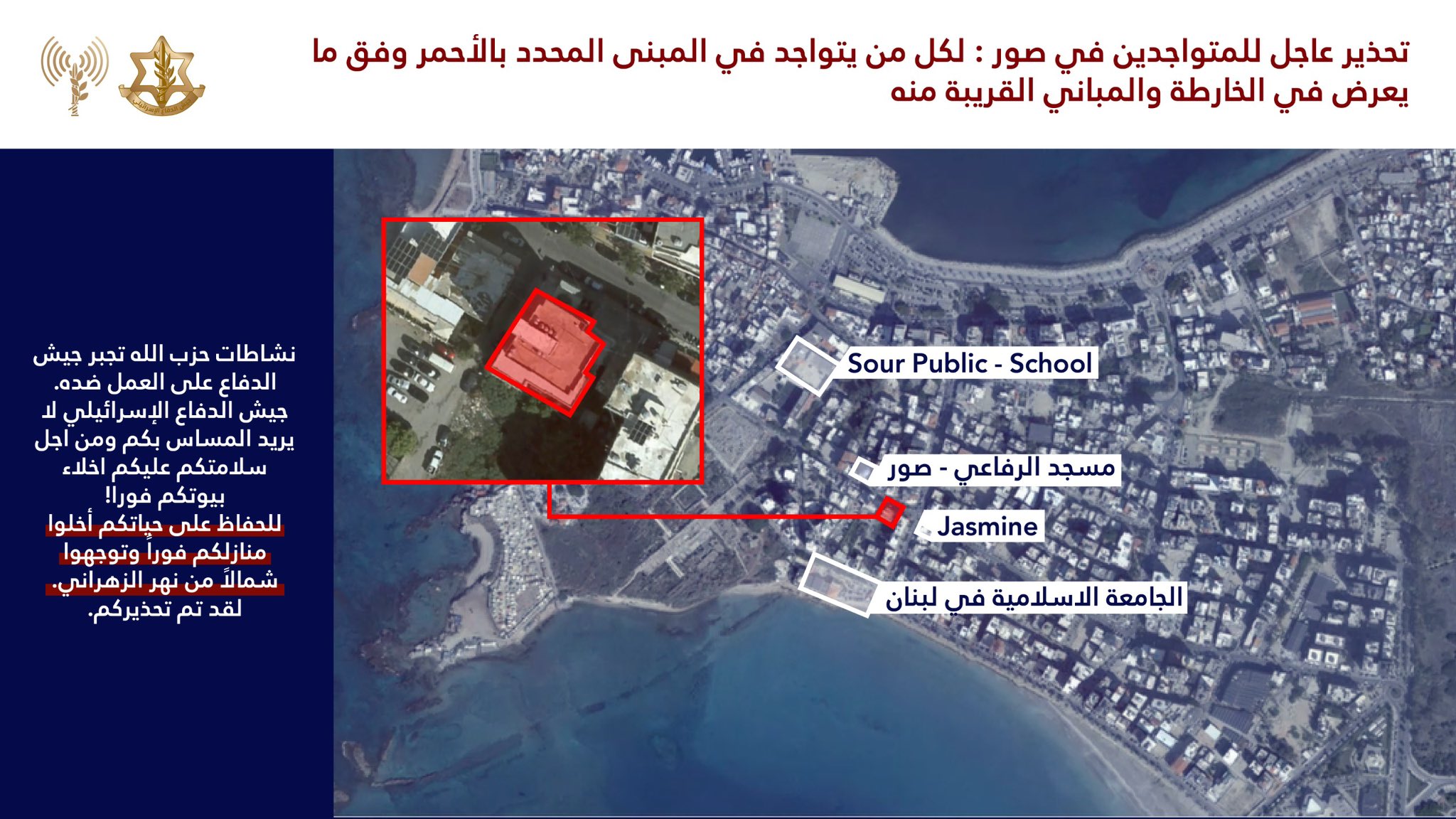 IDF forced displacement map