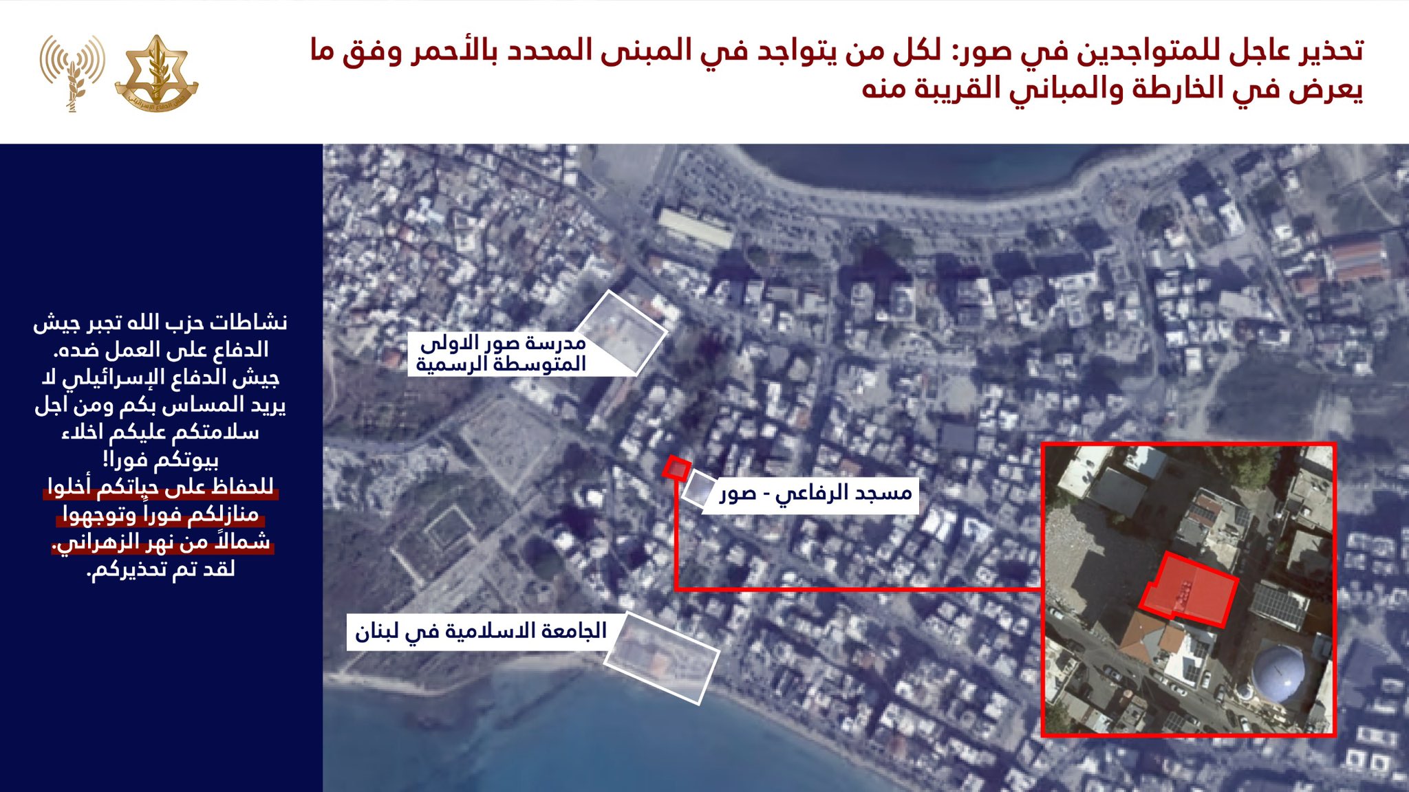 IDF forced displacement map