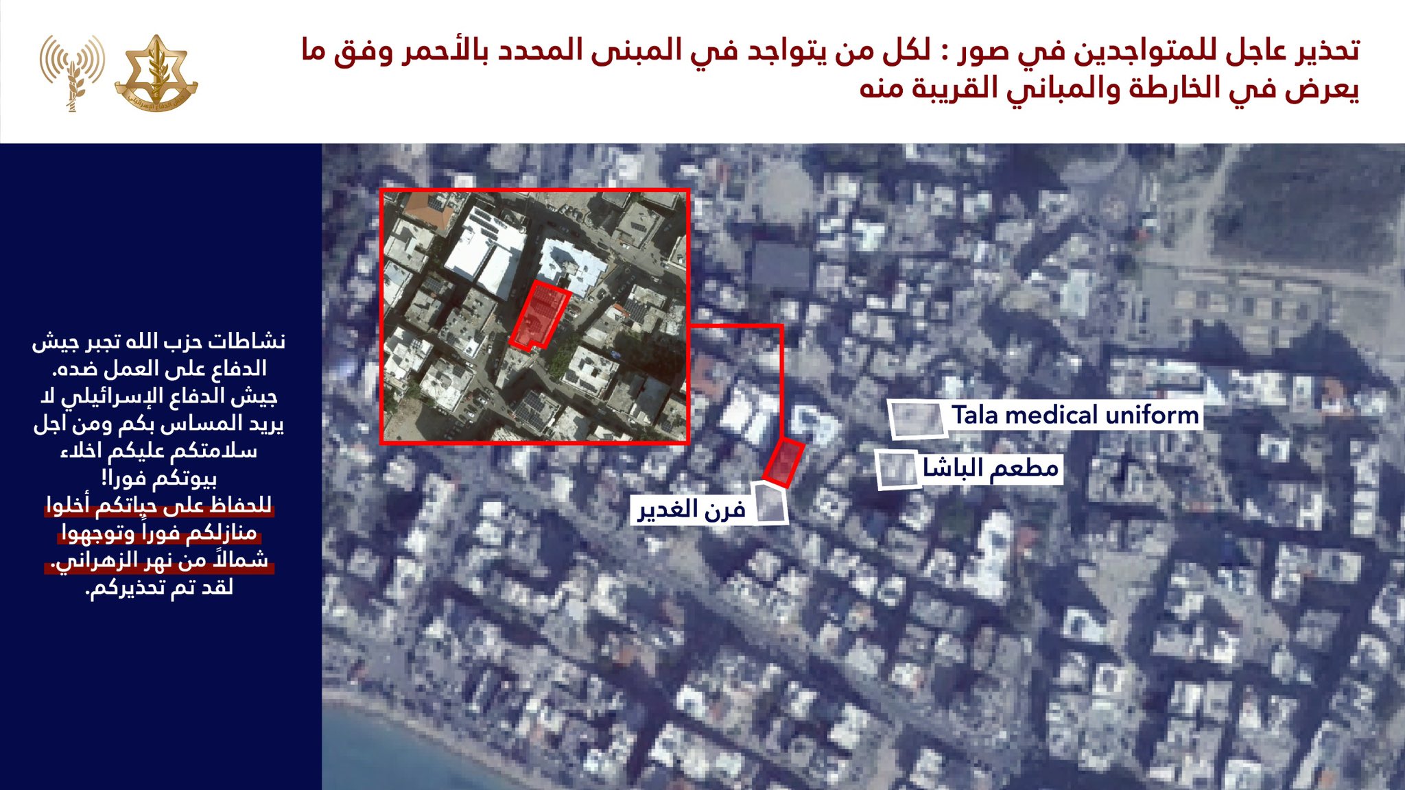 IDF forced displacement map